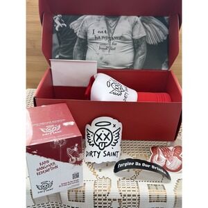 Dirty Saint Rapid Hangover Recovery Shot Grape, Trucker Hat & Stickers Set